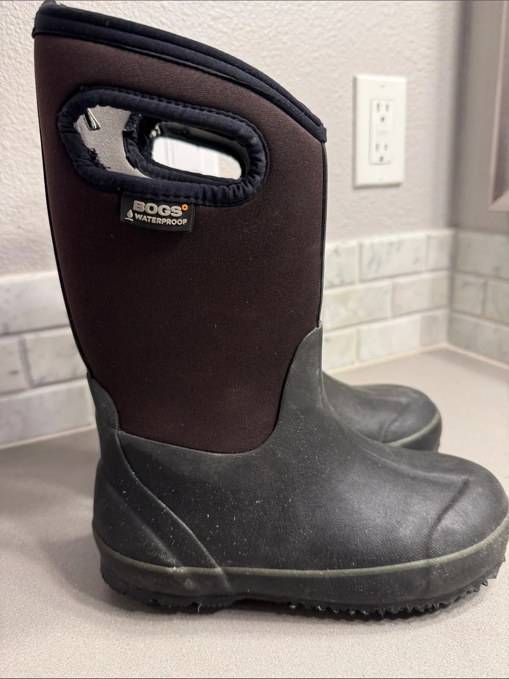 Bogs Black Tall Waterproof Neoprene Boots